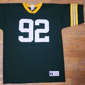 Green and Yellow Jersey with Number 92